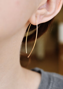 wishbone earrings