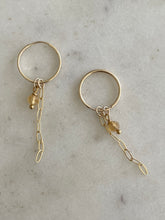 Load image into Gallery viewer, citrine hoops
