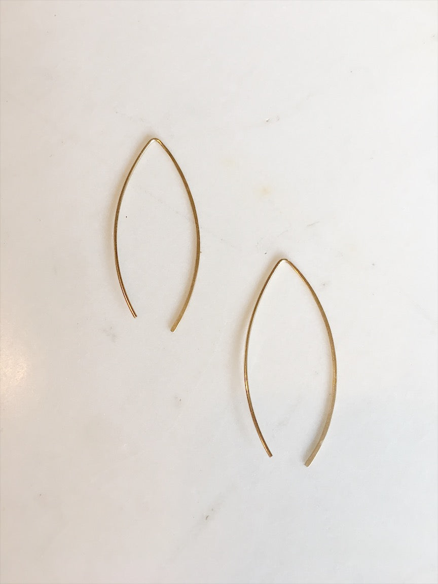 wishbone earrings