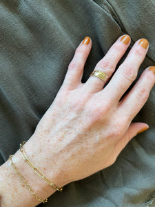 faceted stacking ring
